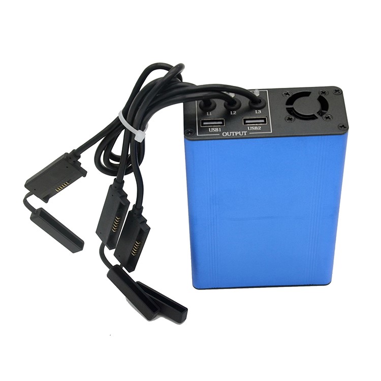 JUNESTAR JSR-1773 5 in 1 Rapid Battery Charger Hub for DJI Spark Quadcopter and Phones - EU Plug-11