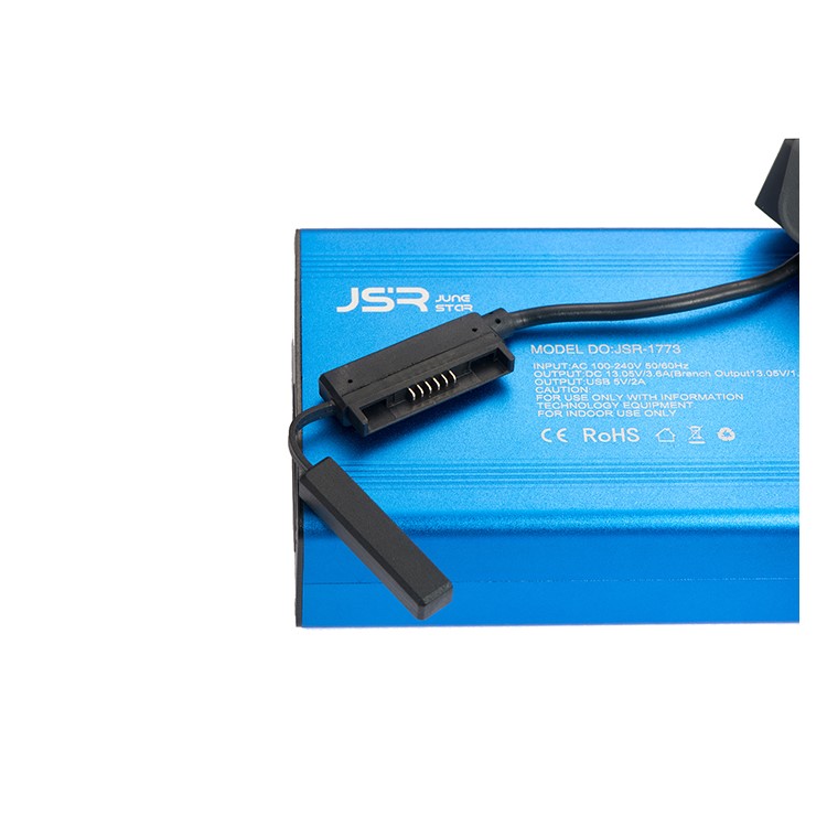 JUNESTAR JSR-1773 5 in 1 Rapid Battery Charger Hub for DJI Spark Quadcopter and Phones - EU Plug-15