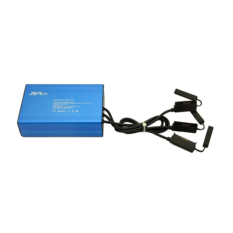 JUNESTAR JSR-1773 5 in 1 Rapid Battery Charger Hub for DJI Spark Quadcopter and Phones - EU Plug-7