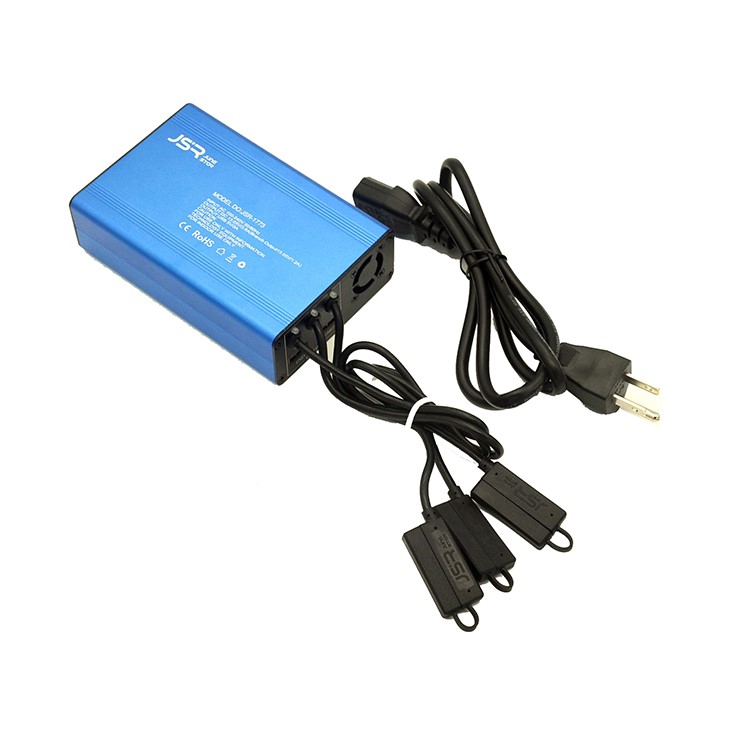JUNESTAR JSR-1773 2 USB Ports Rapid Battery Charger Hub for DJI Spark Quadcopter and Phones - US Plug-1