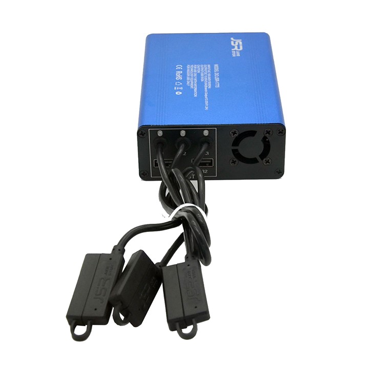 JUNESTAR JSR-1773 2 USB Ports Rapid Battery Charger Hub for DJI Spark Quadcopter and Phones - US Plug-5