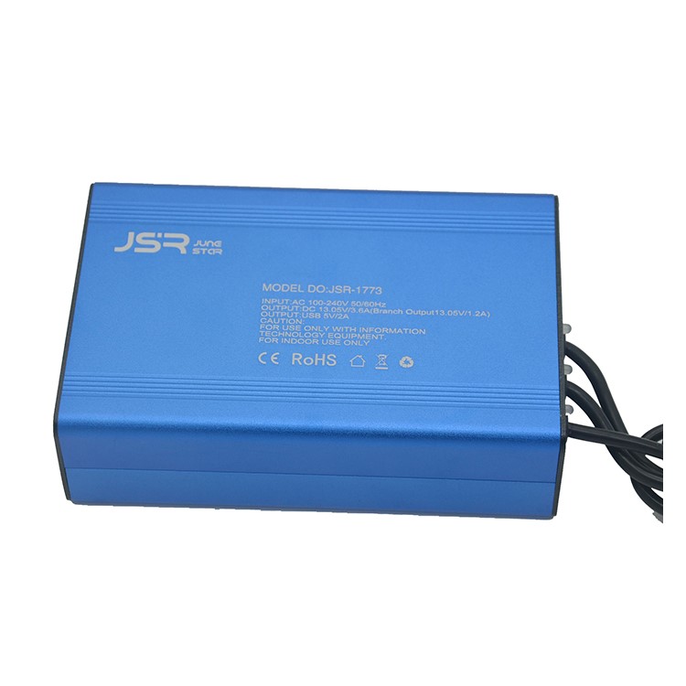 JUNESTAR JSR-1773 2 USB Ports Rapid Battery Charger Hub for DJI Spark Quadcopter and Phones - US Plug-6