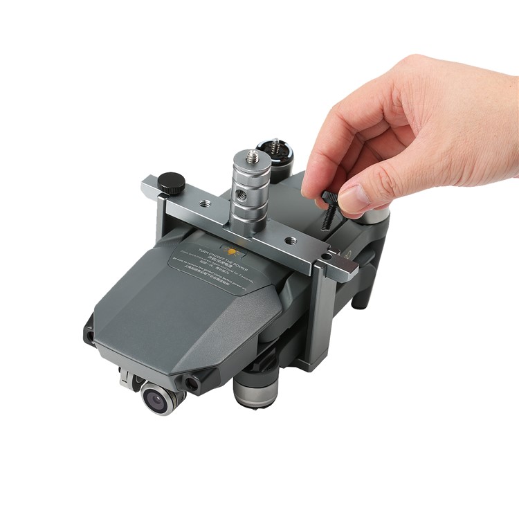 Cinema Tray Metal Dual Handheld Gimbal Camera Stabilizer Bracket Kit for DJI Mavic Pro - Grey-14