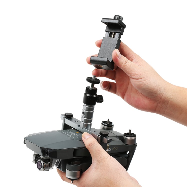 Cinema Tray Metal Dual Handheld Gimbal Camera Stabilizer Bracket Kit for DJI Mavic Pro - Grey-16