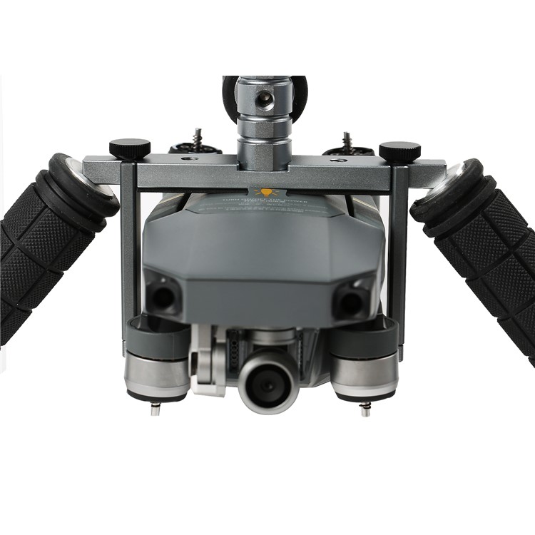 Cinema Tray Metal Dual Handheld Gimbal Camera Stabilizer Bracket Kit for DJI Mavic Pro - Grey-18