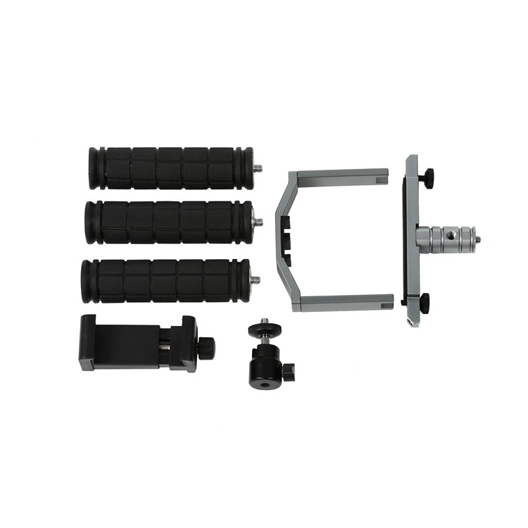 Cinema Tray Metal Dual Handheld Gimbal Camera Stabilizer Bracket Kit for DJI Mavic Pro - Grey-2