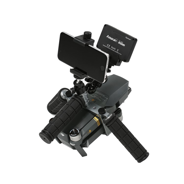 Cinema Tray Metal Dual Handheld Gimbal Camera Stabilizer Bracket Kit for DJI Mavic Pro - Grey-25