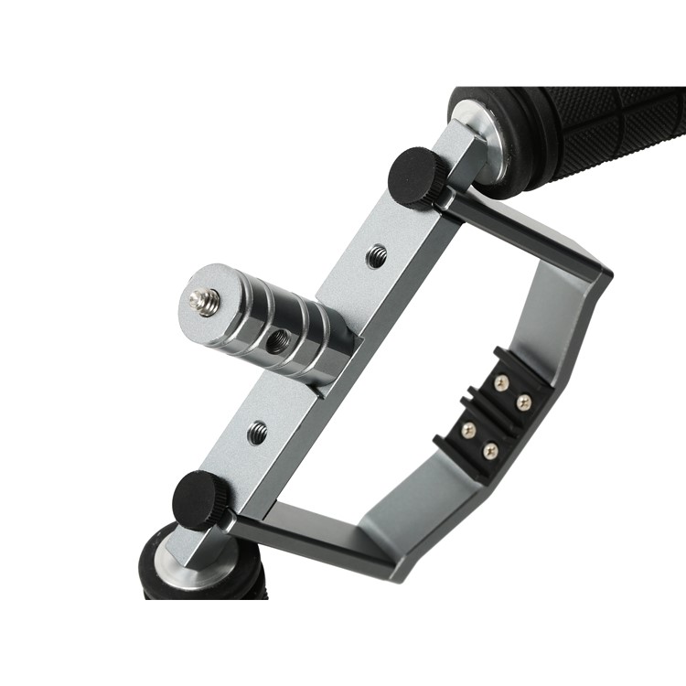 Cinema Tray Metal Dual Handheld Gimbal Camera Stabilizer Bracket Kit for DJI Mavic Pro - Grey-31