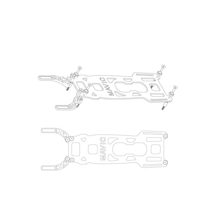 3K Kohlefaser Gimbal Schützende Bord Kardanisch Schutz Für DJI Mavic Pro-11