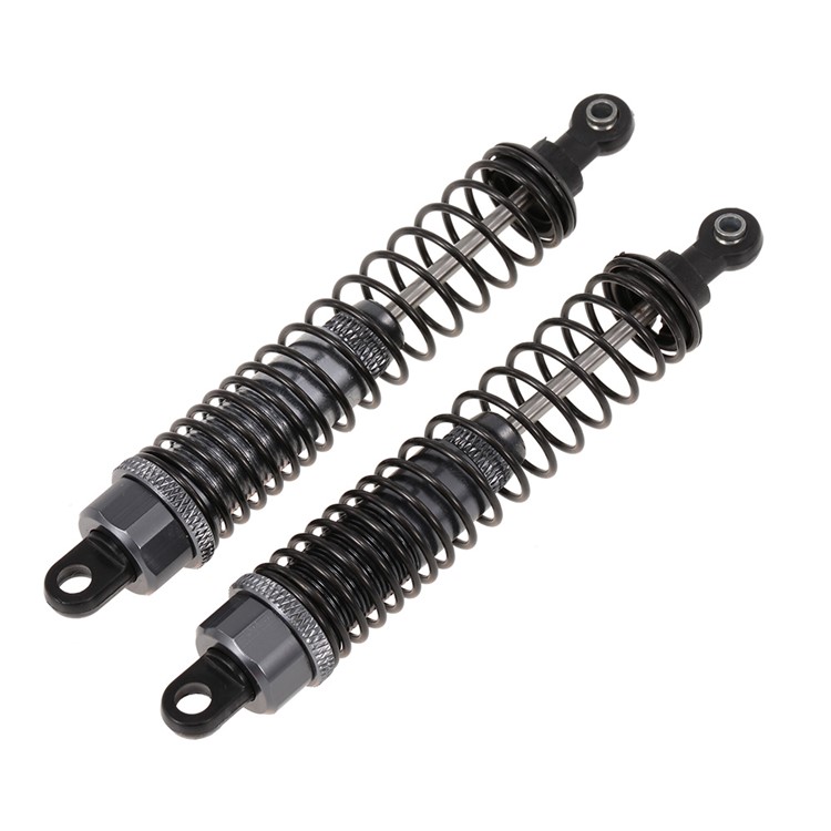 1 Pair Silver 1:10 100mm Wear-resistant Anti-rust Shock Absorber-1