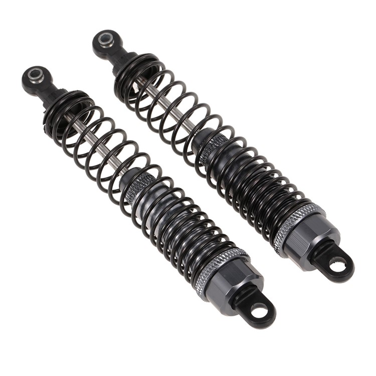 1 Pair Silver 1:10 100mm Wear-resistant Anti-rust Shock Absorber-3