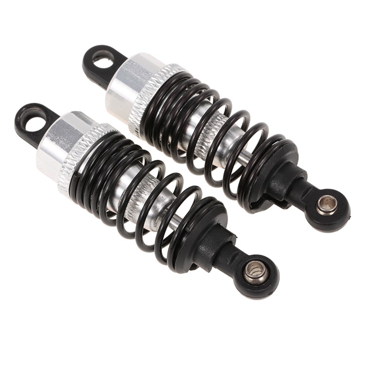 1 Pair 60mm 1:10 Silver Shock Absorber for Flat RC Racing Car-1