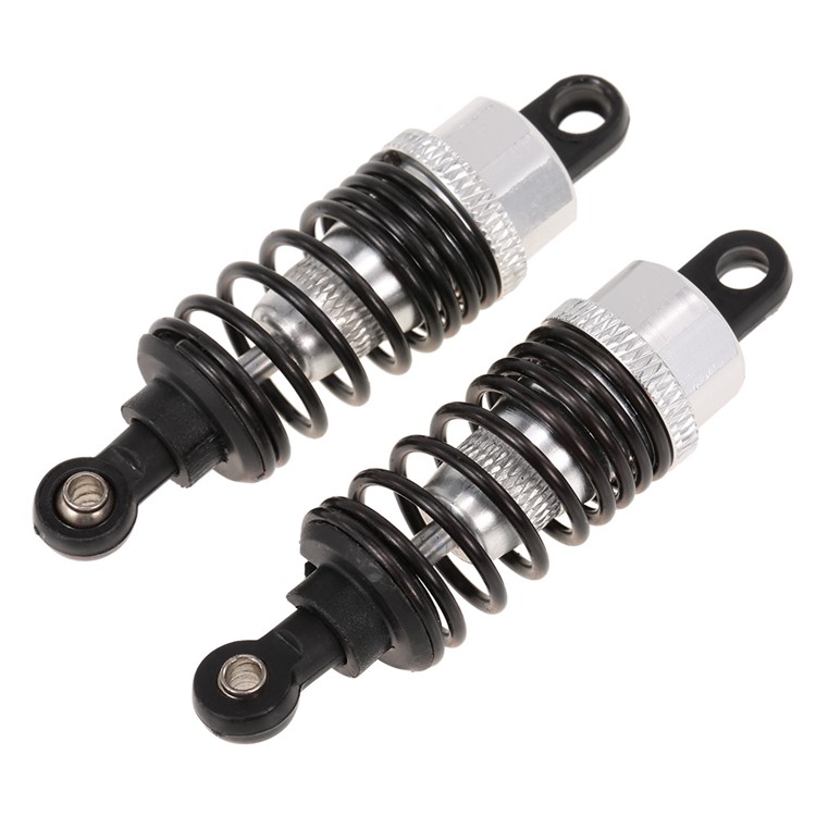 1 Pair 60mm 1:10 Silver Shock Absorber for Flat RC Racing Car-2