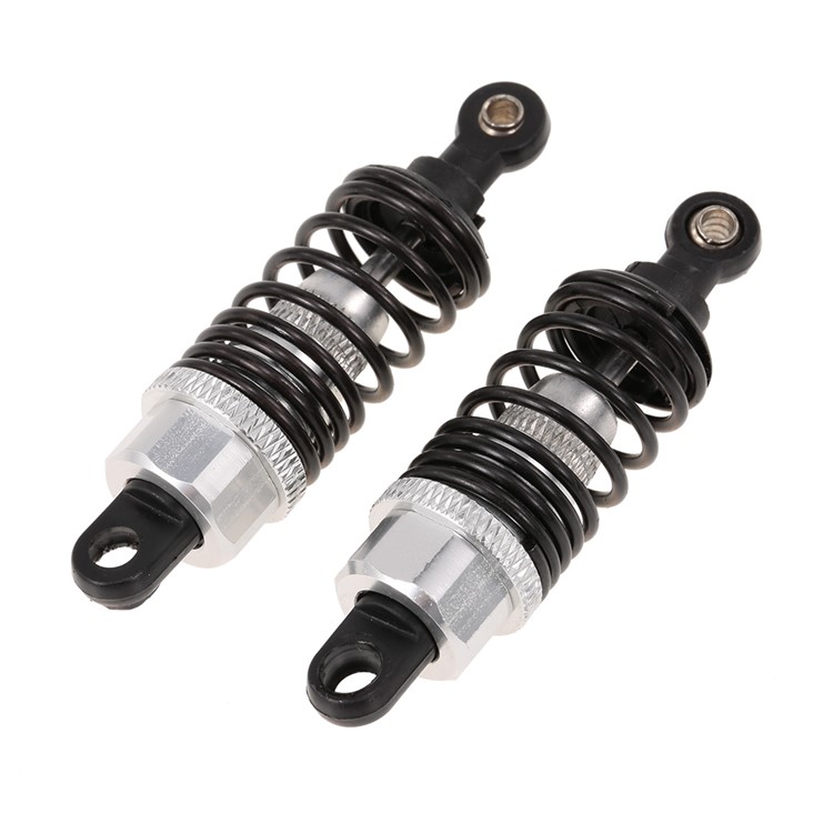 1 Pair 60mm 1:10 Silver Shock Absorber for Flat RC Racing Car-4
