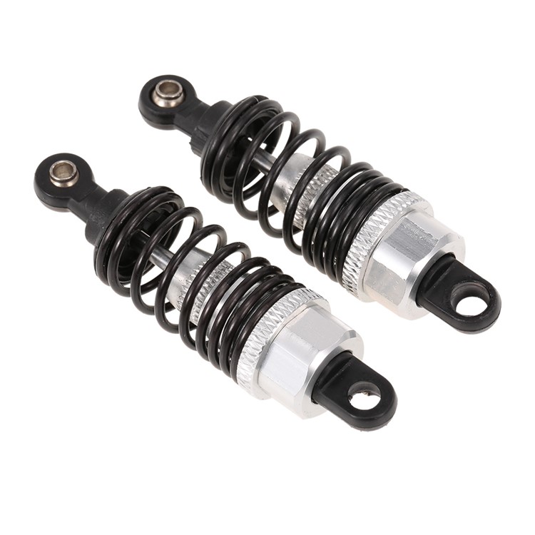 1 Pair 60mm 1:10 Silver Shock Absorber for Flat RC Racing Car-5