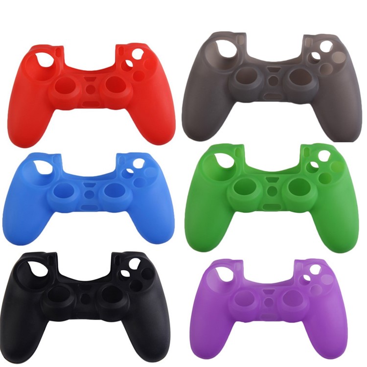 Silicone Protective Skin Cover Case for PS4 Controller Playstation4 Gamepad - Grey-2