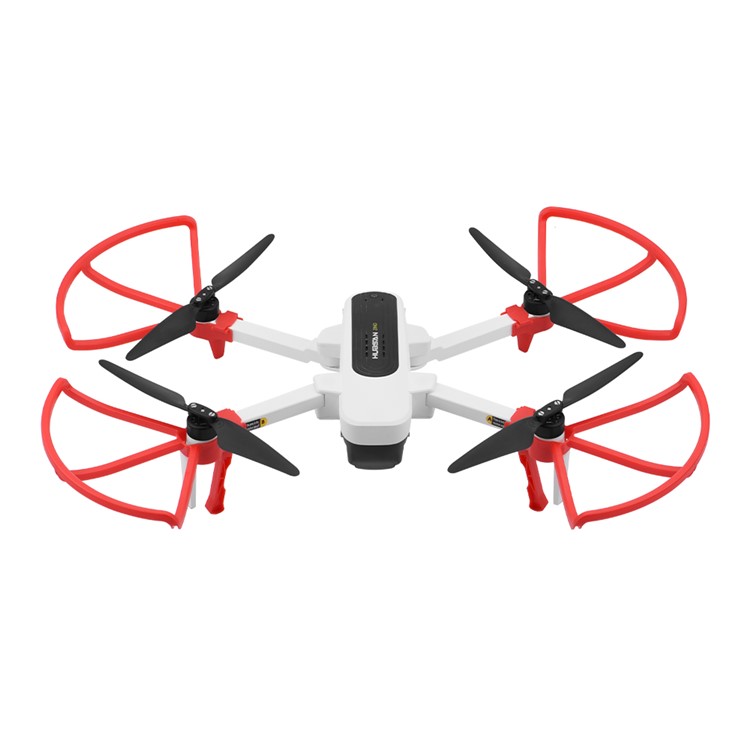Patas Del Tren De 4pcs / Set Protector De Hélice + Aterrizaje Extensión Para HUBSAN Zino H117S - Rojo-7