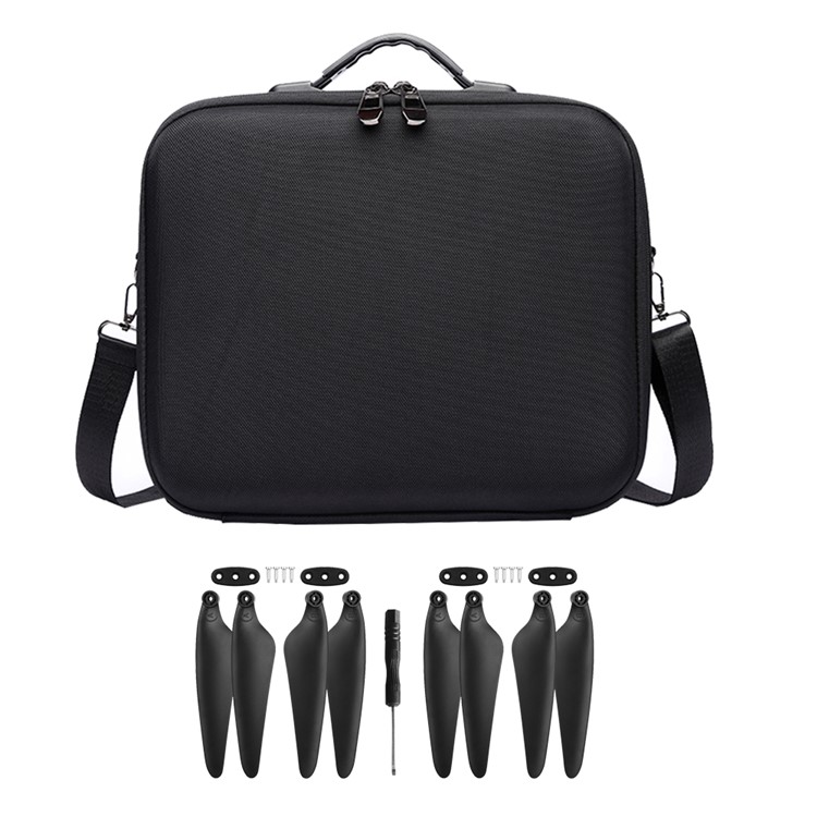 Shoulder Bag Storage Bag with 2 Pairs Propellers for Hubsan Zino H117S RC Quadcopter Drone-6