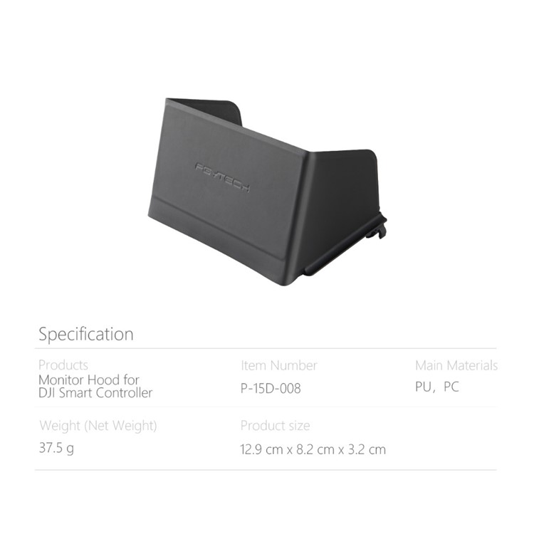 PGYTECH Monitor Hood Sunshine Hood for DJI Smart Remote Controller Sun Shade Hood Screen Cover Mavic 2 pro Zoom Accessories-4