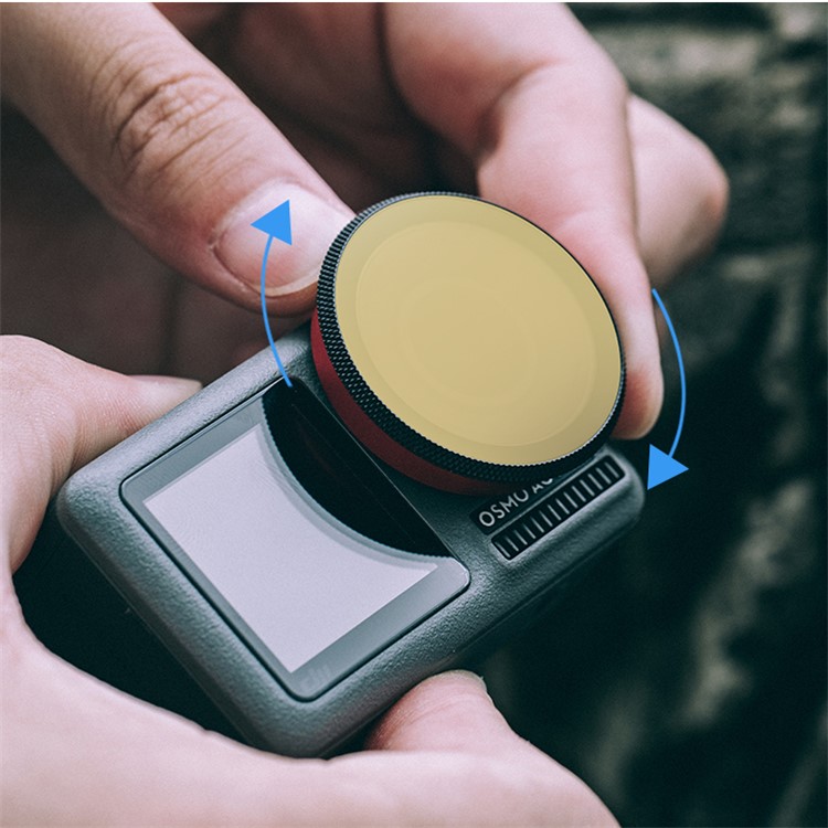 PGYTECH Filtre ND-PL ND8-GR ND16-4 ND32-8 Gradient Professionnel Fixé Pour Appareil D'action DJI OSMO-7