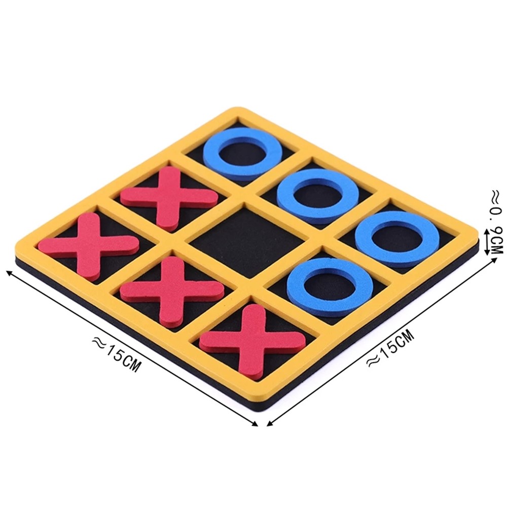 Parent-Child Interaction Leisure Board Game OX Chess Educational Game for Children-3