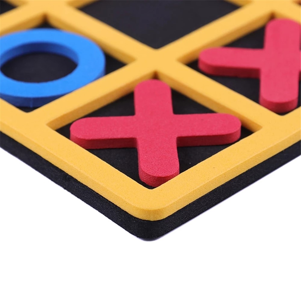 Parent-Child Interaction Leisure Board Game OX Chess Educational Game for Children-4