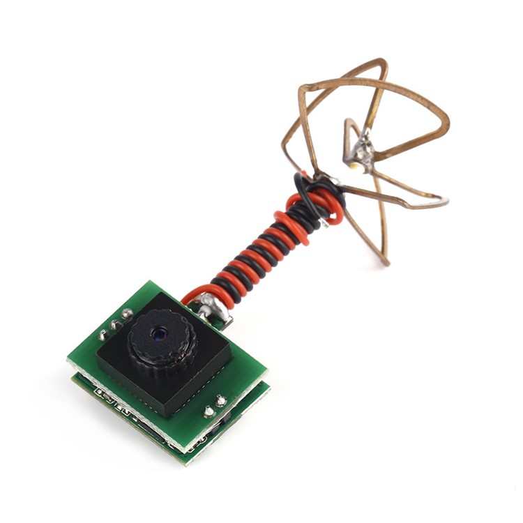 OCDAY Mini 5.8Ghz 48CH 25mW FPV Transmitter 700TVL 1/3 CMOS Micro FPV Camera with Clover Antenna-1