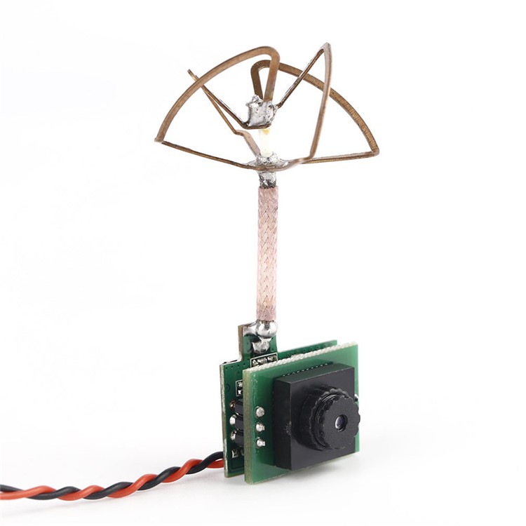 OCDAY Mini 5.8Ghz 48CH 25mW FPV Transmitter 700TVL 1/3 CMOS Micro FPV Camera with Clover Antenna-8