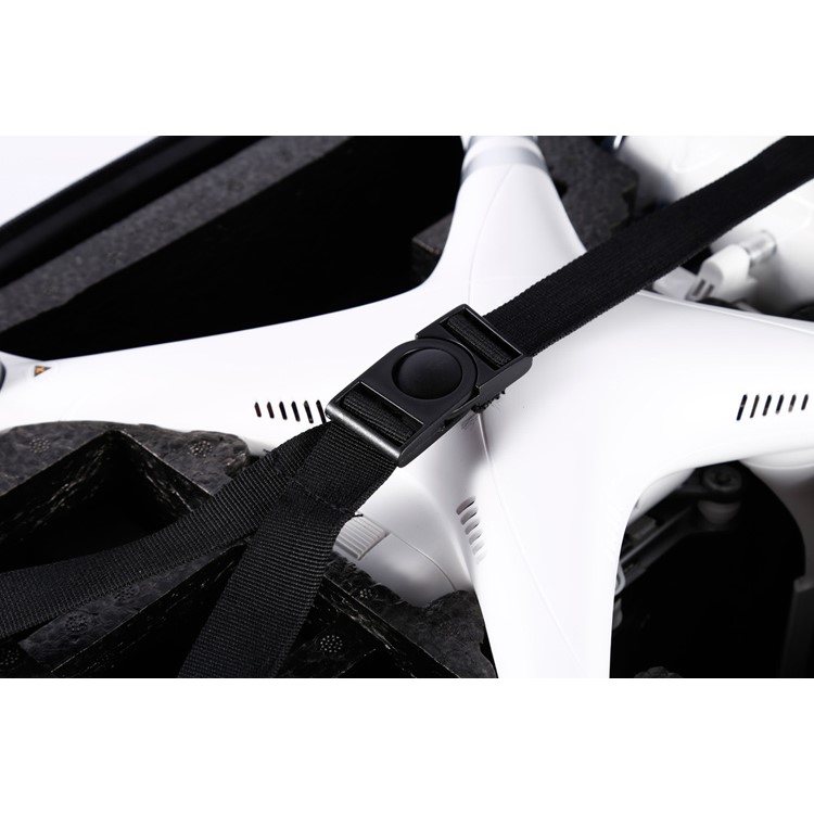 OCDAY Carbon Fiber Hard Shell Backpack Shoulder Bag for DJI Phantom 3 / 4 - Black-10