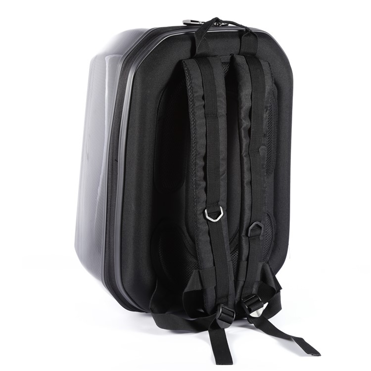 OCDAY Carbon Fiber Hard Shell Backpack Shoulder Bag for DJI Phantom 3 / 4 - Black-11