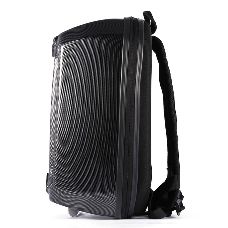 OCDAY Carbon Fiber Hard Shell Backpack Shoulder Bag for DJI Phantom 3 / 4 - Black-4