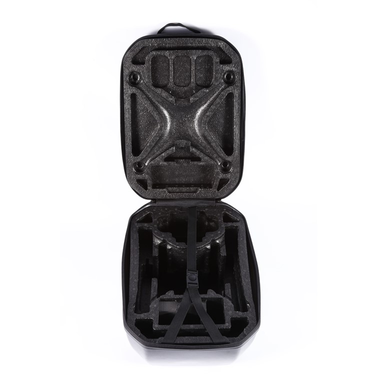OCDAY Carbon Fiber Hard Shell Backpack Shoulder Bag for DJI Phantom 3 / 4 - Black-6