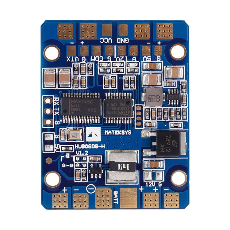 OCDAY Matek Systems HUBOSD eco H-Type PDB with Integrated OSD, Current Sensor and Dual BEC-1