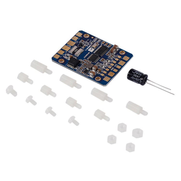 OCDAY Matek Systems HUBOSD eco H-Type PDB with Integrated OSD, Current Sensor and Dual BEC-10