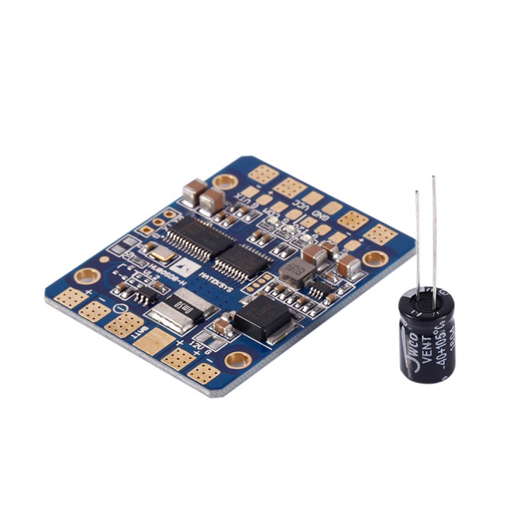 OCDAY Matek Systems HUBOSD eco H-Type PDB with Integrated OSD, Current Sensor and Dual BEC-4