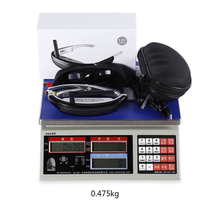 68'' FPV Goggles 3D Video Glasses 5.8G 40CH Receiver for 250/F210 Racing Drone-20