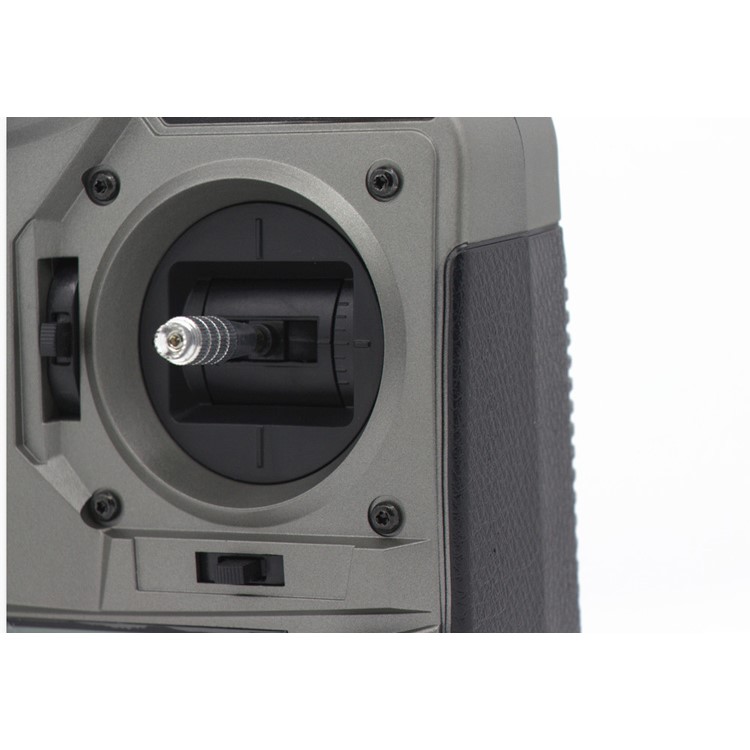 MKRON T-i8 2.4GHz 8CH DSMX Digital Spread Modulation X Compatible Transmitter 3-Pos Switch - Silver-11