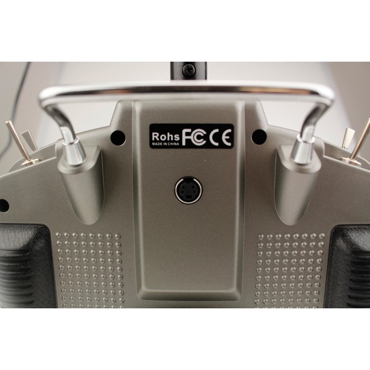 MKRON T-i8 2.4GHz 8CH DSMX Digital Spread Modulation X Compatible Transmitter 3-Pos Switch - Silver-9