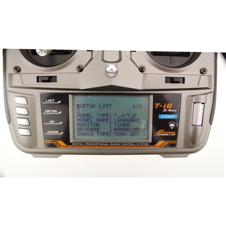 MKRON T-i6 2.4GHz 6 Channel Transmitter with Pass Back Function - Grey-5