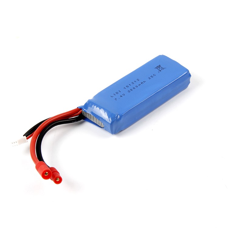 5pcs 2000mAh 7.4V Spare Batteries + Charger Set for Syma X8W X8G X8C etc Quadcopters - EU Plug-3