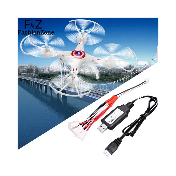 5-in-1 Cable + USB Charging Cable Set for MJX X600/X101 RC Quadcopter-7