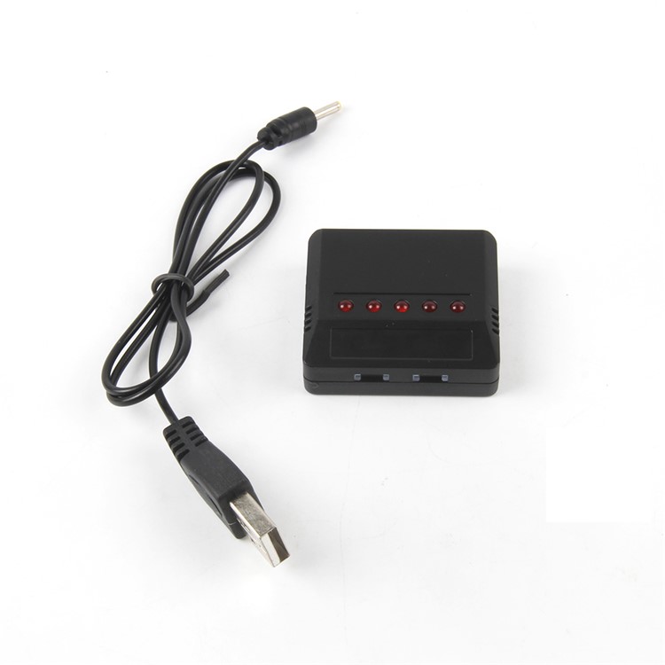 5pcs 350mAh 3.7V Batteries + Charger Set for F180/FY530/U830/U816/1306/H107/1505-2