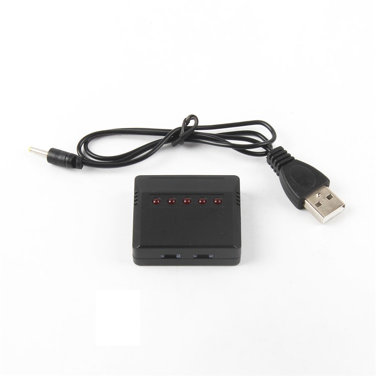 5pcs 500mAh 3.7V Batteries + Charger Kit for JJRC H37/U941a/Q282G-2