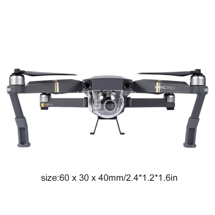 Portable Extension Landing Stand Tripod Heightened Landing Gear for DJI Mavic Pro - Grey-14