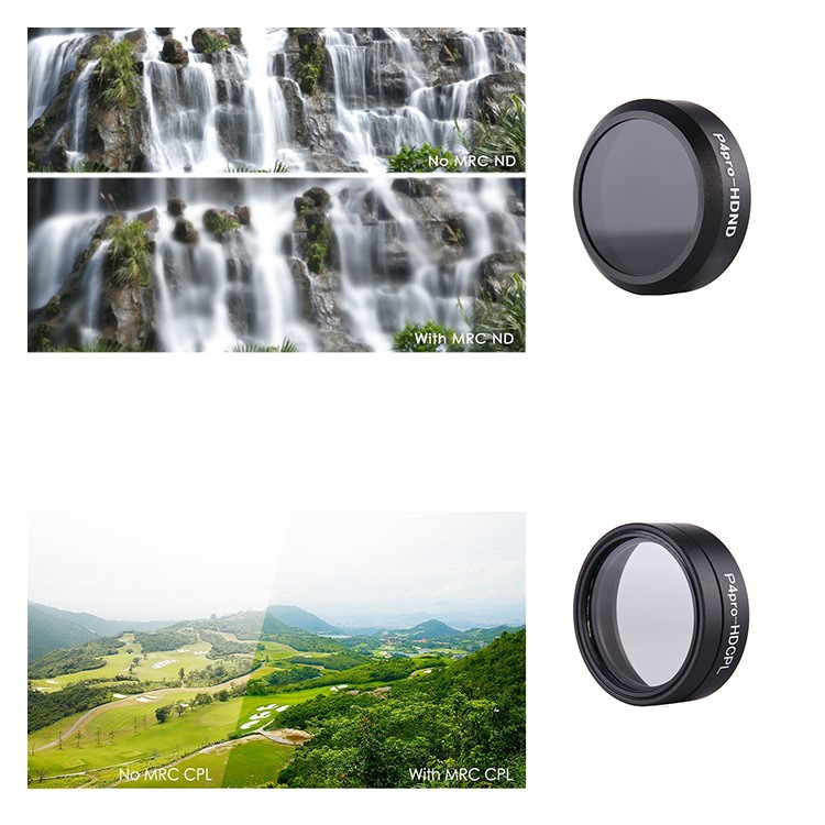 D01 Lens Filter Kit UV ND2 ND4 CPL Star 6 for DJI Phantom 4 Pro-26