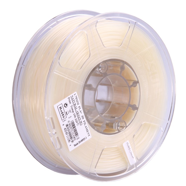 350M 1.75mm 3D Printer PLA+ Filament Printing Material - Natural-1