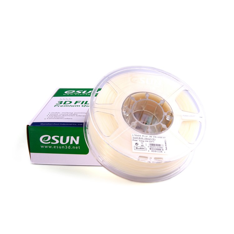 350M 1.75mm 3D Printer PLA+ Filament Printing Material - Natural-4