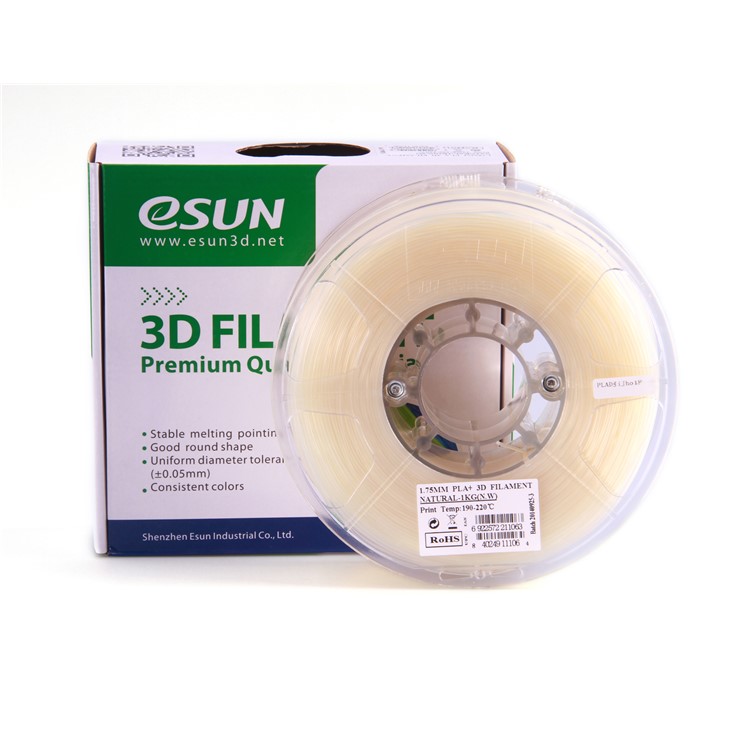 350M 1.75mm 3D Printer PLA+ Filament Printing Material - Natural-6