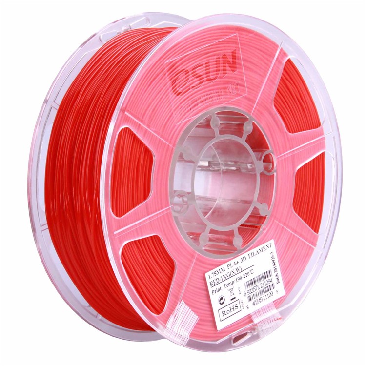 350M 1.75mm 3D Printer PLA+ Filament Printing Material - Red-1