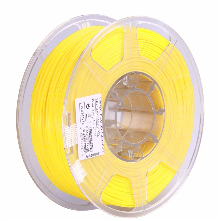 350M 1.75mm 3D Printer PLA+ Filament Printing Material - Yellow-1